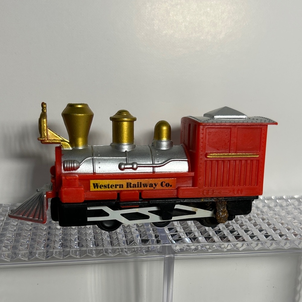 Tomica Western River Railroad toy locomotive